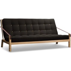 Диван Anderson Локи сосна-черный вельвет