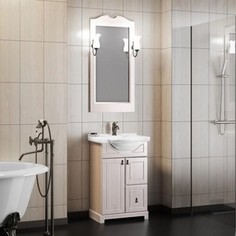 Тумба с раковиной Opadiris Клио 50 белый (Z0000002941 + Z0000008139)