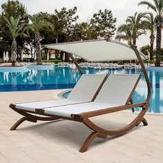 Шезлонг-лежак Afina garden Мальта AFM-510 white