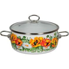 Кастрюля эмалированная 5.0 л Vitross Floristeria (1SA245S)