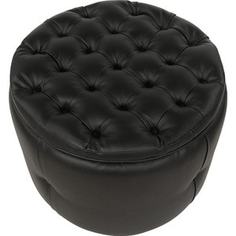 Пуф Мебельстория Вена-3 черный