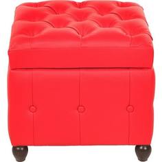 Пуф Мебельстория Брага-1 красный