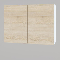 Полка настенная СОКОЛ ПН-08 белый/дуб сонома