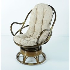 Кресло вращающееся с подушкой Vinotti 05/01 олива