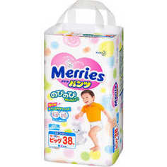 Трусики - подгузники Merries Big 12-22кг 38шт 4901301230676