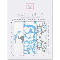 Набор пеленок SwaddleDesigns SwaddleLite PB Elephant/Chickies (SD-476B)