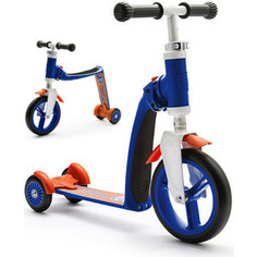 Беговел-самокат Scoot&Ride (трансформер) Highway Baby Plus (сине-оранжевый)