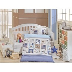 Комплект детского постельного белья Hobby home collection с одеялом поплин SWEET HOME, синий, 100% Хлопок
