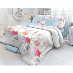 Комплект постельного белья Verossa 2-х сп, перкаль, Color flowers, с наволочками 50х70 (707892)