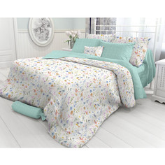 Комплект постельного белья Verossa Евро, перкаль, Wildflowers, 2 наволочки 50x70, 2 наволочки 70x70 (718719)