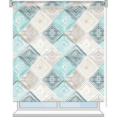 Рулонная штора Волшебная ночь 140x175 Стиль Лофт Рисунок Geometric