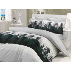 Комплект постельного белья Hobby home collection Семейный, поплин, Tierra, серый (1501000187)