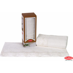 Полотенце Hobby home collection Almeda 50x90 см кремовый (1501000372)