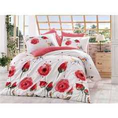 Комплект постельного белья Hobby home collection 1,5 сп, поплин, Veronika, красный (1501000886)