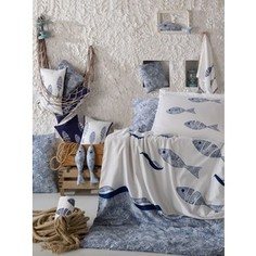 Комплект постельного белья Hobby home collection 1,5 сп, поплин, Blues, голубой (1607000134)
