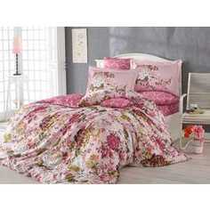 Комплект постельного белья Hobby home collection Семейный, сатин, Rosanna, розовый (1501001155)