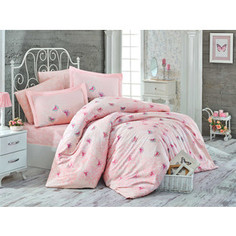 Комплект постельного белья Hobby home collection Евро, сатин, Maria персиковый (1501001722)