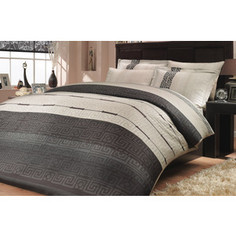 Комплект постельного белья Hobby home collection Семейный, сатин, Denim, серый (1501000302)