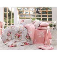 Комплект постельного белья Hobby home collection 1,5 сп, поплин, Clementina, розовый (1501000882)