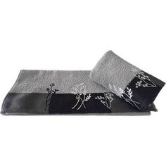 Полотенце Hobby home collection Flora 70x140 см светло-серый (1501001066)