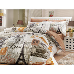 Комплект постельного белья Hobby home collection Семейный, поплин, Vicenta, кремовый (1501000980)