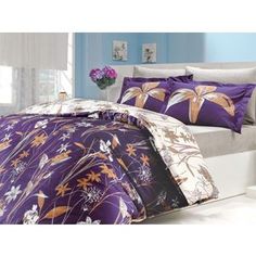 Комплект постельного белья Hobby home collection 1,5 сп, поплин, Clarinda, фиолетовый (1501000084)