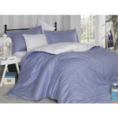 Комплект постельного белья Hobby home collection Семейный, сатин, Damask, лилово-белый (1607000026)