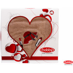 Полотенце Hobby home collection Love 50x90 см бежевый (1501000502)