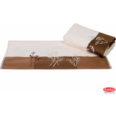 Полотенце Hobby home collection Flora 50x90 см кремовый (1501000769)