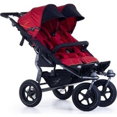 Коляска прогулочная TFK для двойни Twin Adventure 2019(Tango Red T-TWA-19-345) (123625)