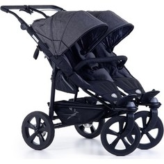 Коляска прогулочная TFK для двойни Twin Trail 2019(Premium Grey T-TWT-19-P-415) (123636)