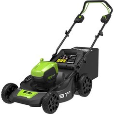 Газонокосилка аккумуляторная самоходная GreenWorks 80V, 51см (2502107)