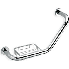 Поручень 46см. с мыльницей Rush Bianki хром (BI76910)