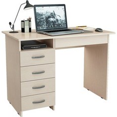 Стол письменный Мастер Милан-01 (дуб молочный) МСТ-СДМ-01-ДМ-02