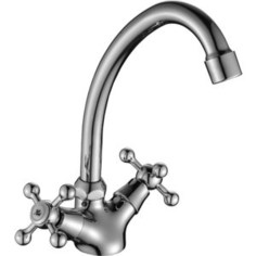 Смеситель для кухни Decoroom с высоким повортным изливом (DR49028)