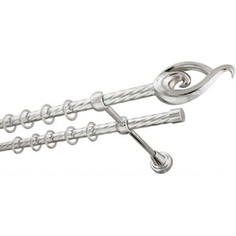 Карниз DDA витой 16 мм двойной Хром глянец 1.6