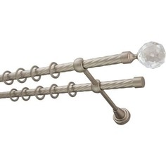 Карниз DDA витой 16 мм двойной Сатин 1.6