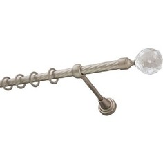 Карниз DDA витой 16 мм одинарный Сатин 2.0