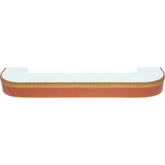 Карниз потолочный пластиковый DDA Поворот Греция трехрядный бук 3.6