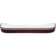 Карниз потолочный пластиковый DDA Поворот Греция трехрядный вишня 4.0