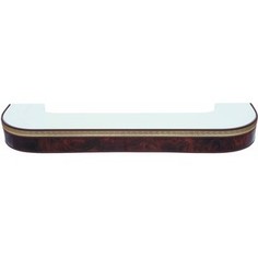 Карниз потолочный пластиковый DDA Поворот Греция трехрядный коричневый 3.8