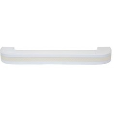 Карниз потолочный пластиковый DDA Поворот Акант трехрядный белый 3.4