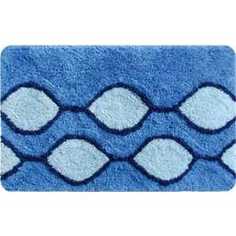 IDDIS Curved Lines Blue Коврик для ванной 50*80 см, акрил (400A580I12)