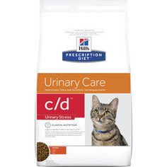 Сухой корм Hills Prescription Diet c/d Urinary Care Urinary Stress with Chicken с курицей диета при цистите для кошек 1,5кг (2842)