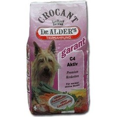 Сухой корм Dr.ALDERs Crocant Garant С4 Aktiv Premium крокеты с говядиной для активных собак 18кг (132 )