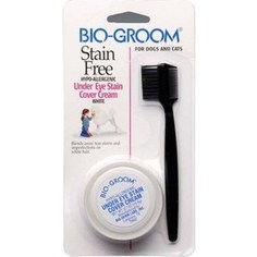 Крем BIO-GROOM Stain Free Under Eye Stain Cover Cream White белая маскировка для глаз от слезных дорожек для кошек и собак 21мл (31007)
