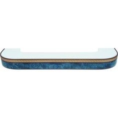 Карниз потолочный пластиковый DDA Поворот Греция трехрядный синий 1.8