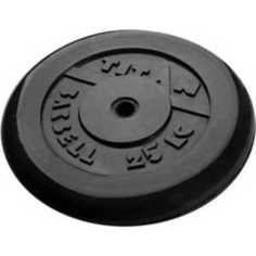 Диск обрезиненный Titan 31 мм 25 кг черный