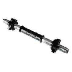 Гриф гантельный Titan 26мм, L 450мм (обрезиненная ручка, замок-гайка)