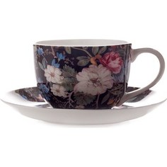 Чашка с блюдцем Maxwell & Williams Полночные цветы (MW637-WK01250)